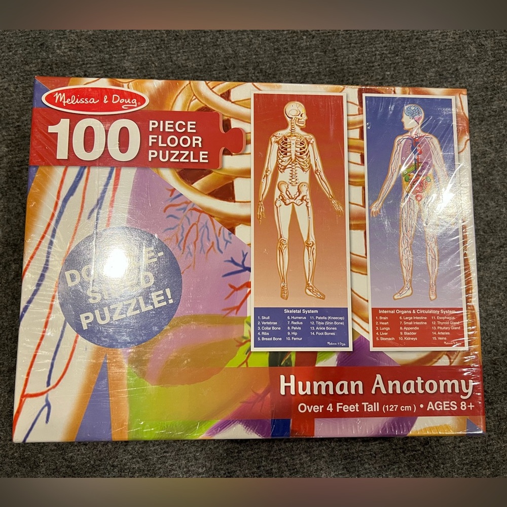Melissa and Doug 100 pc floor puzzle (human anatomy)